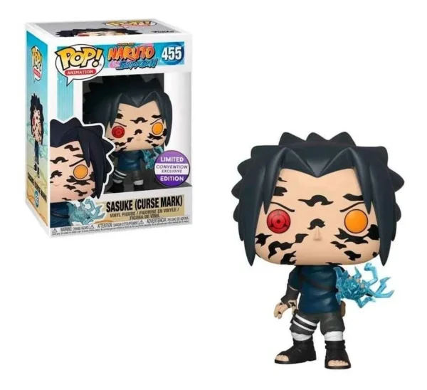 Funko pop Sasuke curse mark convention exclusive