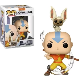Funko pop Aang on airscooter