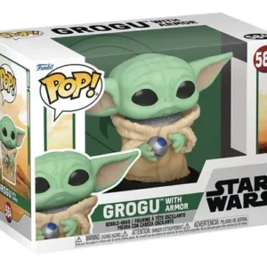 Funko pop Grogu con armadura