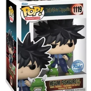 Funko pop Megumi Fushiguro con Tortugas