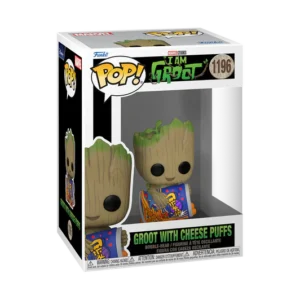 Funko pop Groot With Cheese Puffs