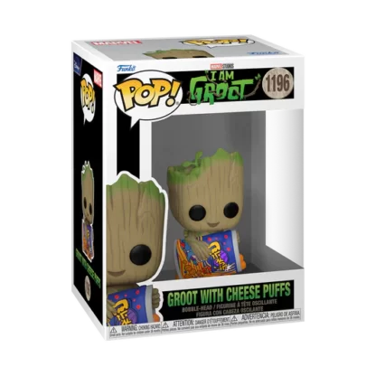 Funko pop Groot With Cheese Puffs