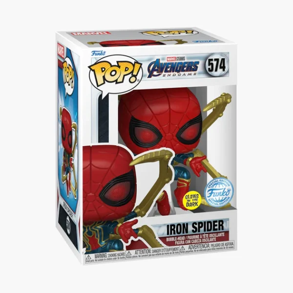 Funko pop Iron Spider glow