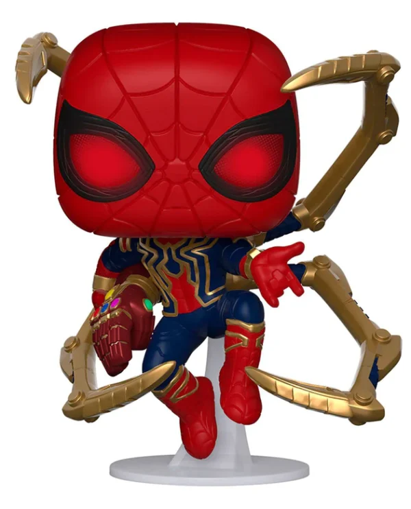 Funko pop Iron Spider glow sin caja